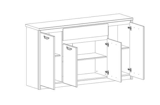 Тумба 4D1S Джаз - купить за 0.00 руб.