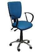 офисное кресло ультра люкс хром