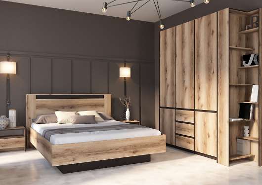 Спальня Прага Серия 3 (вариант 1) SV-Мебель - купить за 48921.00 руб.
