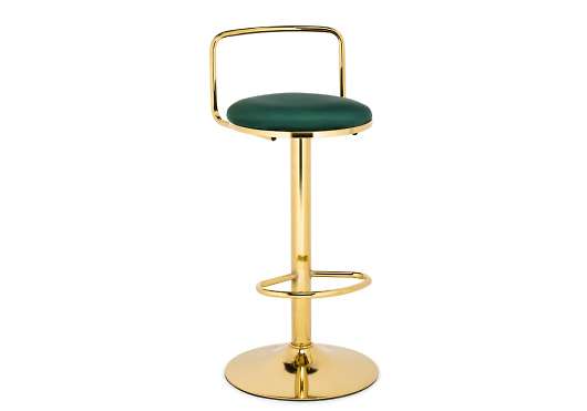 Полубарный стул Lusia green / gold - купить за 6750.00 руб.
