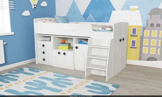 Кровать-чердак Малыш 5 без полки - купить за 0.00 руб.