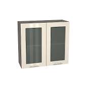 шкаф 2-х дверный со стеклом №12 валерия м швс 800
