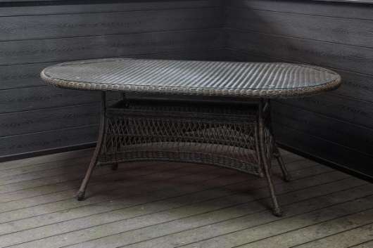 Стол овальный из ротанга МЭДИСОН «MADISON» арт.79903 - купить за 57000.00 руб.