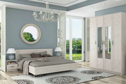 Спальня Лозанна (вариант 1) - купить за 57370.00 руб.