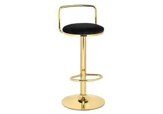 Полубарный стул Lusia black / gold - купить за 6750.00 руб.