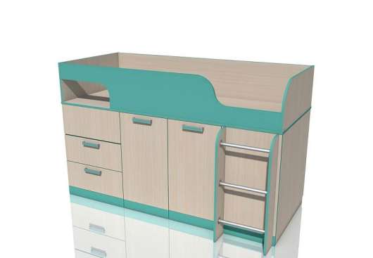 Кровать Рико с поворотным столом НМ 011.55 М - купить за 23229.0000 руб.