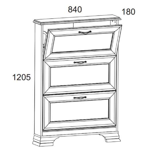 Тумба для обуви 3D Тиффани - купить за 19999.00 руб.