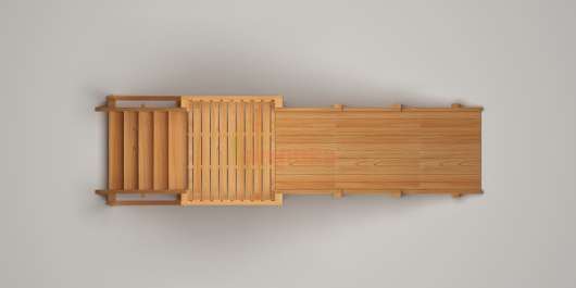 Зимняя деревянная горка Савушка Зима wood-2 - купить за 0.00 руб.