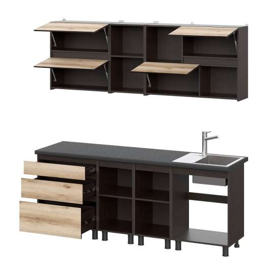 Кухня Берген 2.1 м вариант 2 - купить за 30260.00 руб.