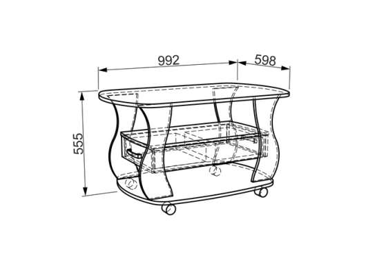 Стол журнальный Барон 3 - купить за 0.00 руб.