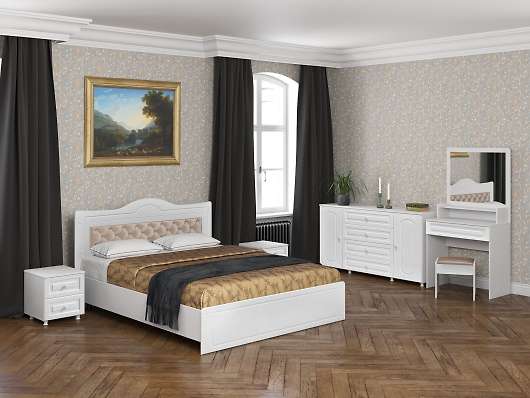 Спальня Афина белое дерево (вариант 5) - купить за 56477.00 руб.