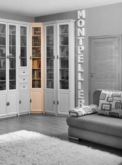 Угловой шкаф для книг 10 Montpellier - купить за 0.00 руб.