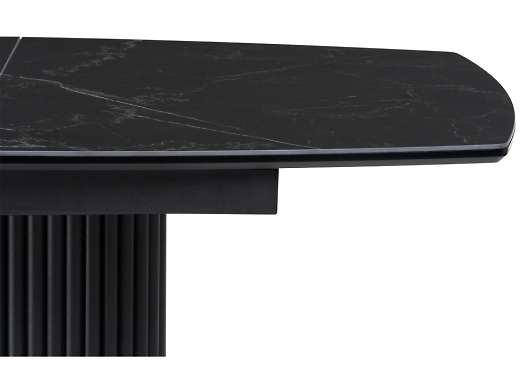 Керамический стол Фестер черный мрамор / черный - купить за 54850.00 руб.