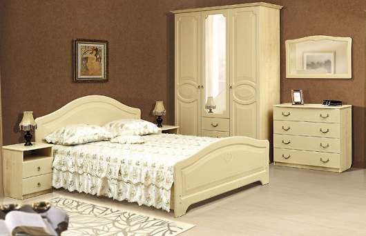 Спальня Ивушка 5 с рисунком (вариант 1) - купить за 126063.00 руб.