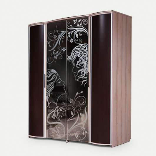 Шкаф 4-х дверный для одежды Магия КМК 0363.6 - купить за 32798.0000 руб.