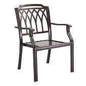 кресло из литого алюминия бостон-2 boston-2 арт.6174