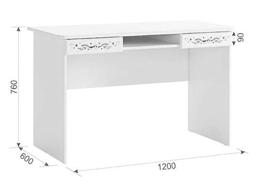 Письменный стол Акварель - купить за 6851.00 руб.