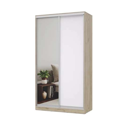 Шкаф-купе Роланд Р132 Серый дуб/Белый - купить за 20616.00 руб.