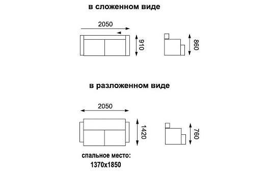 Диван-кровать Каро - купить за 19994.0000 руб.