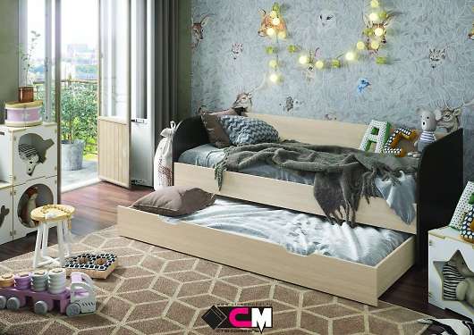 Кровать детская Балли с дополнительным спальным местом - купить за 8990.00 руб.