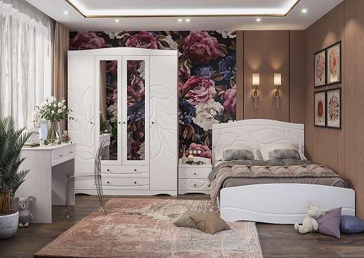 Спальня Флора (вариант 3) - купить за 46208.00 руб.