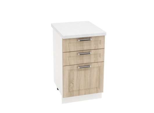 Стол с тремя ящиками №46 Прага ШН3Я 500 - купить за 8432.00 руб.