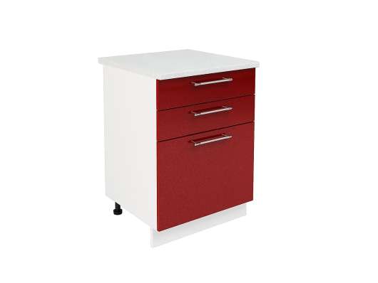 Шкаф нижний с тремя ящиками №84 София ШН3Я 600 - купить за 6413.00 руб.