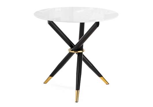 Стеклянный стол Rock white / black - купить за 8815.00 руб.