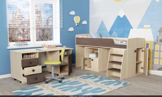 Кровать-чердак Малыш 5 без полки - купить за 0.00 руб.