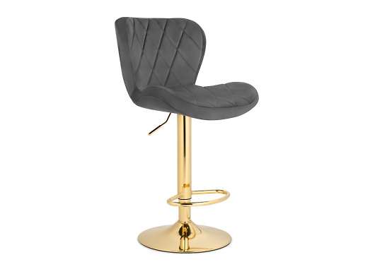 Барный стул Porch dark gray / golden - купить за 7900.00 руб.