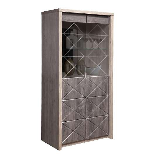 Шкаф с витриной Монако КМК 0673.5 - купить за 24691.00 руб.