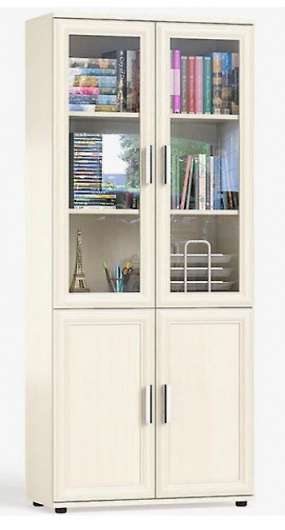 Шкаф для книг со стеклом МД2.03 - купить за 14226.00 руб.