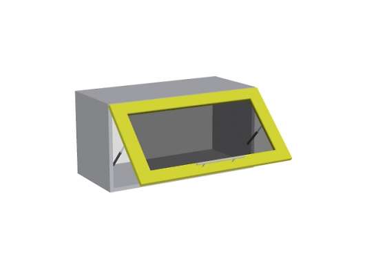 Шкаф горизонтальный со стеклом ВГ36 70Д1С Базис - купить за 3990.00 руб.