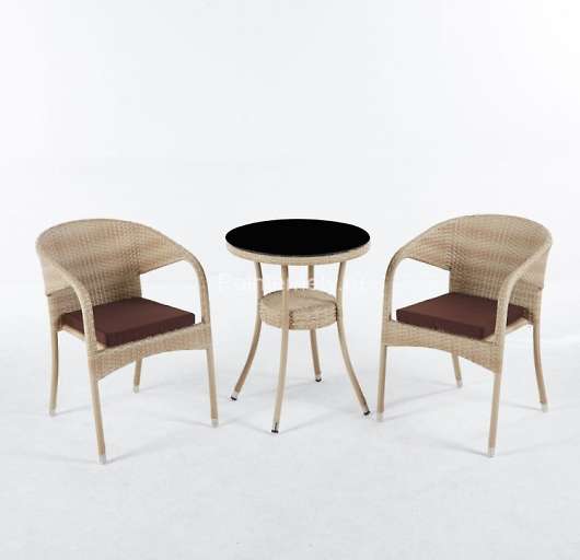 Комплект мебели стол Венеция + 2 кресла Греция wood арт.78173/78098-2 - купить за 25950.00 руб.