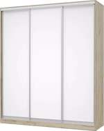 шкаф-купе роланд р201 серый дуб/белый