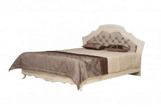 Кровать двуспальная с мягким изголовьем 06.121 Кантри - купить за 25591.00 руб.