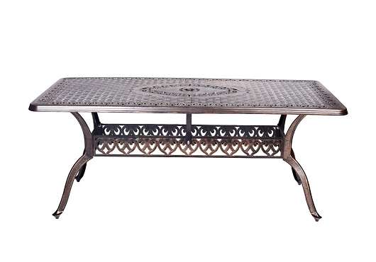 Мебель из литого алюминия набор: стол ВУЛКАН + 4 кресел Миранда - купить за 97050.00 руб.