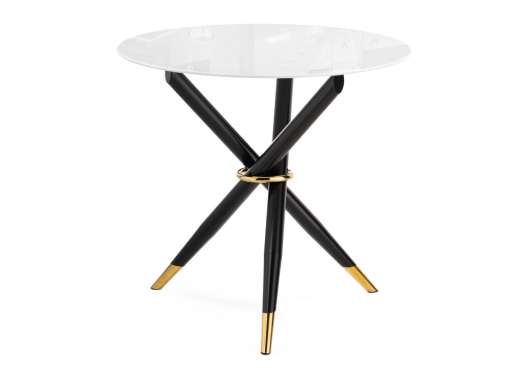 Стеклянный стол Rock white / black - купить за 15310.00 руб.