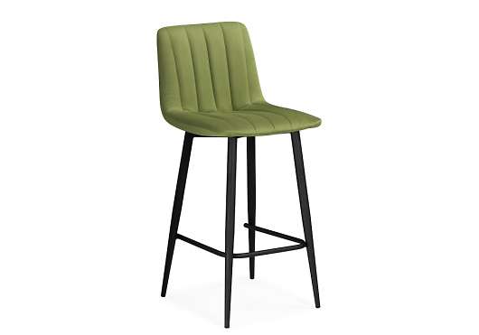 Полубарный стул Дани зеленый / черный - купить за 5990.00 руб.
