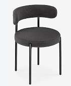 стул на металлокаркасе rudi black