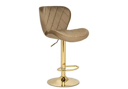 Барный стул Porch dark beige / golden - купить за 7900.00 руб.