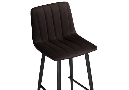 Полубарный стул Дани коричневый / черный - купить за 5990.00 руб.