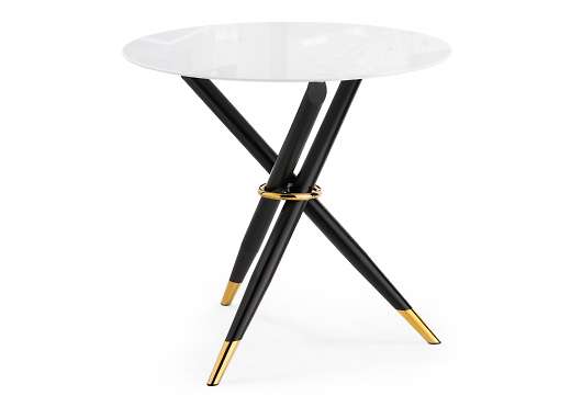 Стеклянный стол Rock white / black - купить за 8815.00 руб.