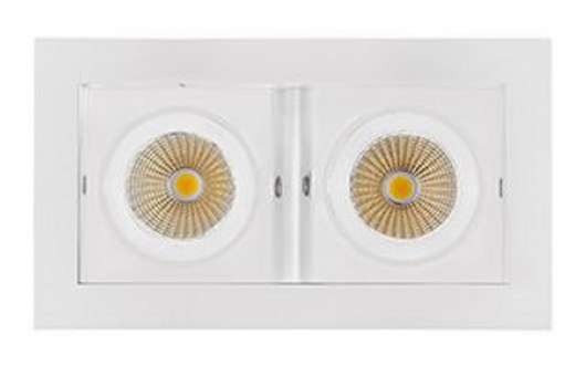 Встраиваемый светильник Arlight Cl-kardan CL-KARDAN-S180x102-2x9W Day (WH, 38 deg) - купить за 6890.00 руб.