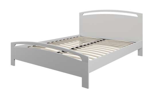 Кровать деревянная с ламелями Balu (Балу) 160х200 белая - купить за 0.00 руб.