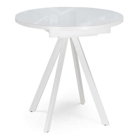 Стеклянный стол Трейси 110 белый - купить за 24351.00 руб.