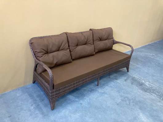 Трехместный диван из искусственного ротанга Веранда арт.75387-1 - купить за 56250.00 руб.