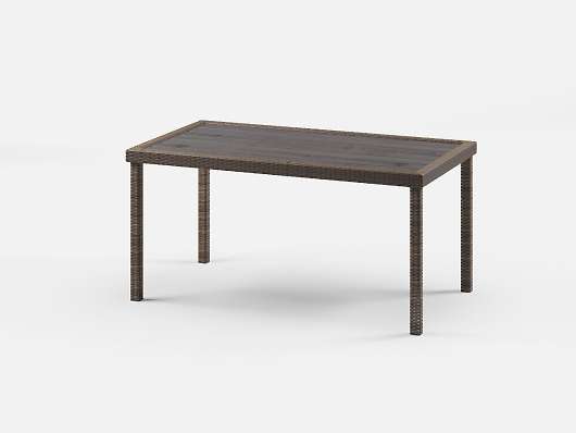 Обеденный стол из искусственного ротанга Кингстон Макси 160х90 - купить за 24900.00 руб.