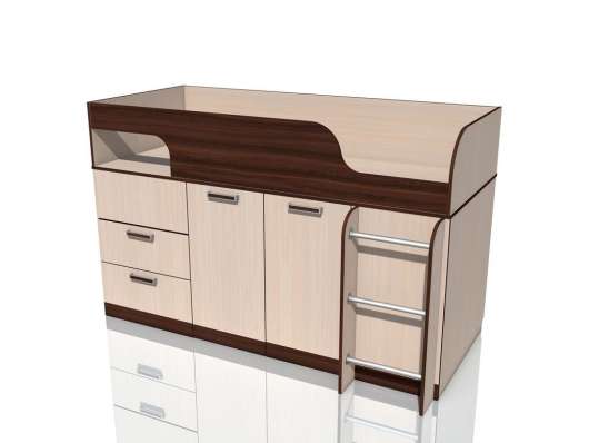 Кровать Рико с поворотным столом НМ 011.55 М - купить за 23229.0000 руб.