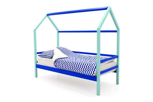 Детская кровать-домик Svogen мятно-синий - купить за 11890.00 руб.